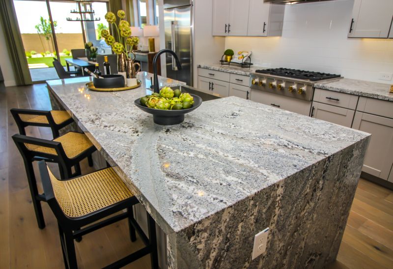Custom Granite Island
